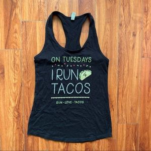 Taco Graphic Tank Top w/ Racer Back